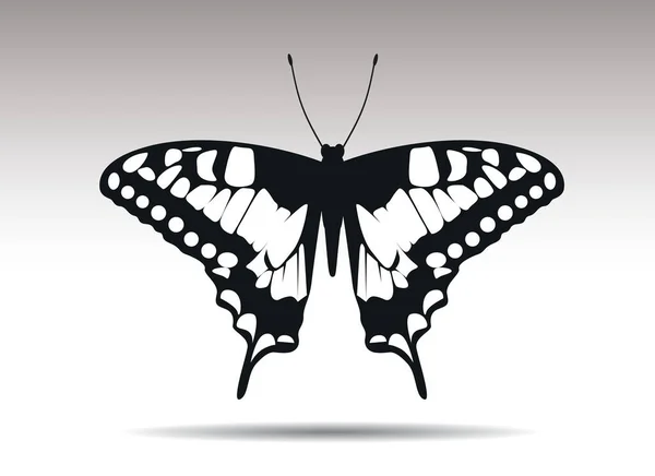 Pillangó Szárnyak Ikonok Vektor Illusztráció Vázlat — Stock Vector