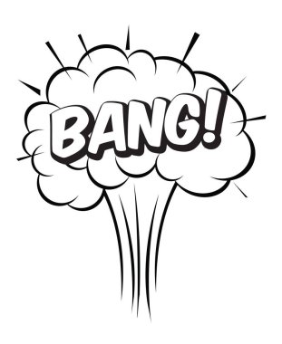 A set of comic speech balloons and Boom explosion bubble. Vector Illustration.