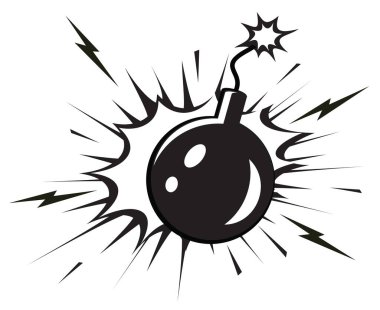 A set of comic speech balloons and Boom explosion bubble. Vector Illustration.