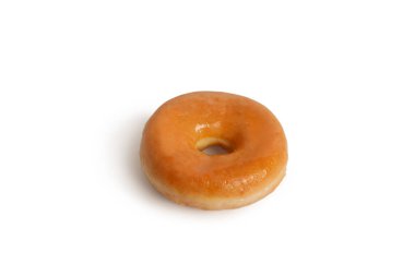 Beyaz arka planda lezzetli donut