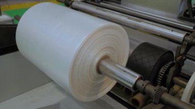 Otomatik plastik torba yapma makinesi - polietilen filmli silindir