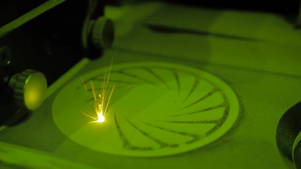 Fonte sélective au laser : fabrication additive modèle d'impression 3D en métal — Video