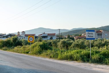 Yunanistan 'ın Thasos kentindeki Patates Köyü