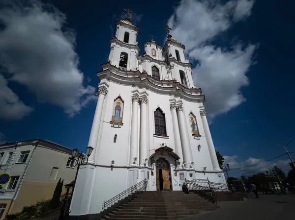 Vitebsk Bielorrússia Agosto 2021 Igreja Ressurreição Cristo Igrejas Cristãs Ortodoxas — Fotografia de Stock