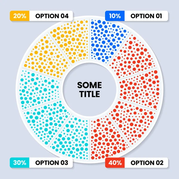 Infographic Template Options Steps Pie Can Used Workflow Layout Diagram — Image vectorielle