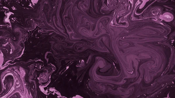 Illustrazione Grafica Astratta Olio Come Pittura Viola Ondulato Forma Scintillante — Foto Stock