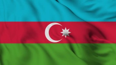 Azerbaycan bayrağı. Yüksek kaliteli 4K çözünürlük