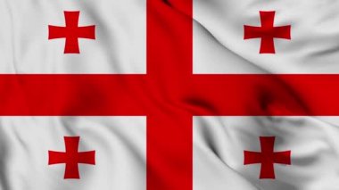 Flag of Georgia. High quality 4K resolution