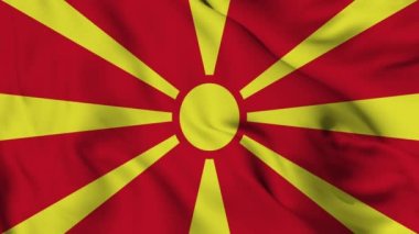 Flag of Macedonia. High quality 4K resolution