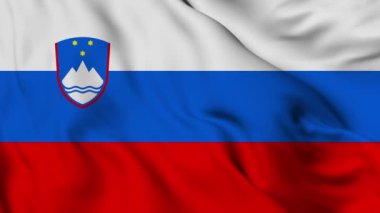 Flag of Slovenia. High quality 4K resolution