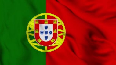 Flag of Portugal. High quality 4K resolution
