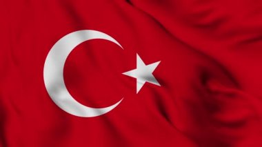 Flag of Turkey. High quality 4K resolution