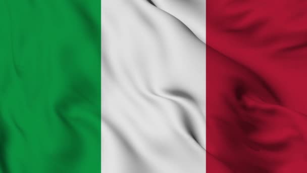 Flag Italy High Quality Resolution — Wideo stockowe