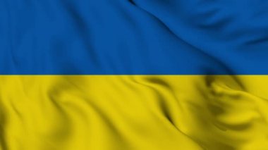 Flag of Ukraine. High quality 4K resolution