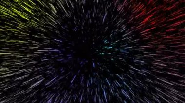 Flying at warp speed. Beautiful video in high resolution