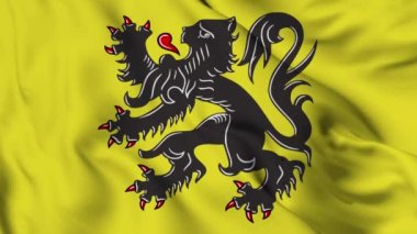 Flag of Flanders. High quality 4K resolution