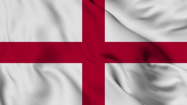 Flag England High Quality Resolution — Vídeo de Stock