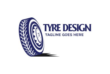 Araba Taşımacılığı için Retro Vintage Ağır Araç Tekerleği Kısmi Logo Tasarım Vektörü