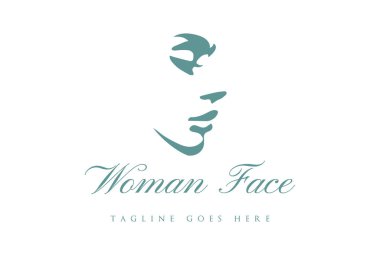 Güzellik Kadını Kadın Baş Siluet Yüzü Sağlık Kozmetik Spa Tasarımı