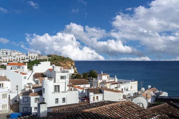 Coastal Landscape Village View Burgau Algarve — Stock Photo, Image