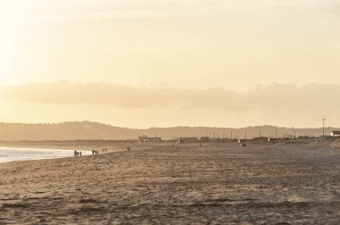 Praia dos Tres Irmaos, Alvor, Algarve, Portekiz, Avrupa 'daki sahil ve kıyı manzarası