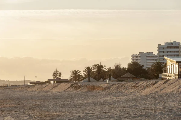 Pláž Pobřežní Scenérie Praia Dos Tres Irmaos Alvor Algarve Portugalsko — Stock fotografie