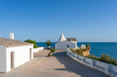 Nossa Senhora da Rocha şapeli Armacao de Pera, Portekiz Algarve 'de.