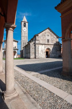 Church of Saints Gervasio and Protasio in Baveno. Baveno is a town in Piedmont in northern Italy