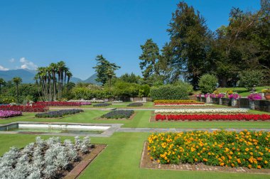 Verbania 'daki Villa Taranto Botanik Bahçeleri. Verbania, İtalya 'da Piedmont eyaletinde yer alan bir şehirdir.