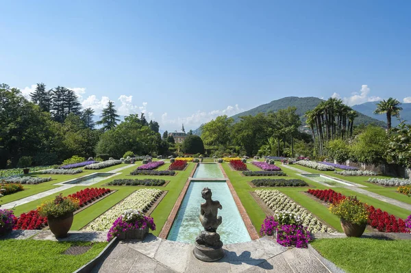 Botanical Gardens of Villa Taranto in Verbania. Verbania is a town in the province of Piedmont in northern Italy