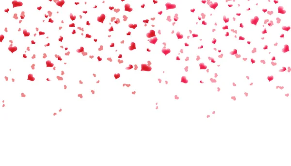 Rouge Coeur Volant Lumineux Amour Passion Illustration Fond Symboles Romantiques — Photo