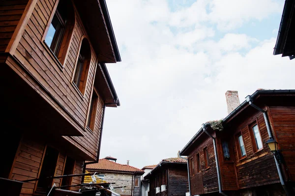 Casas Cidade Velha Nesebar Bulgária — Fotografia de Stock