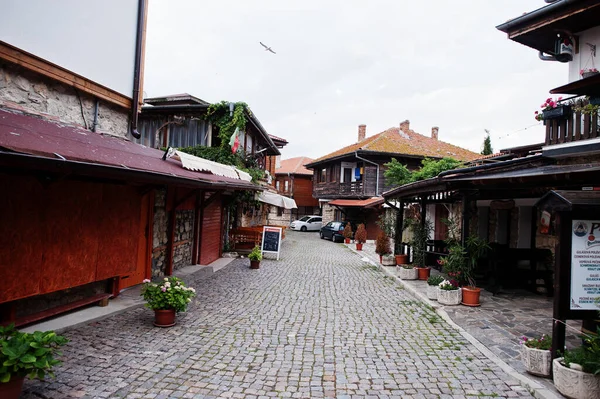 Nesebar Bulgaria Giugno 2021 Case Strade Nel Vecchio Nesebar — Foto Stock