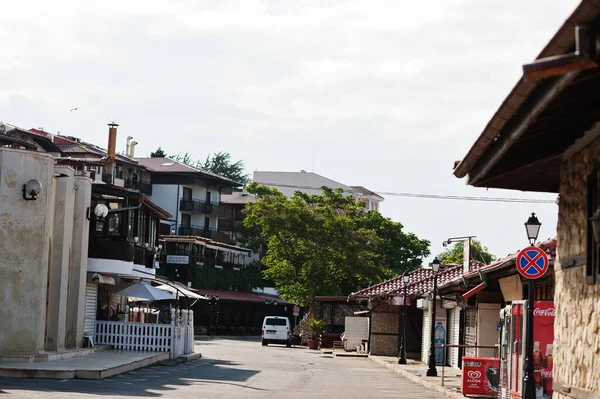 Nesebar Bulgária Junho 2021 Casas Ruas Nesebar Antigo — Fotografia de Stock