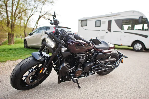 Brno Çek Cumhuriyeti Nisan 2022 Harley Davidson Sportster Motosikleti — Stok fotoğraf
