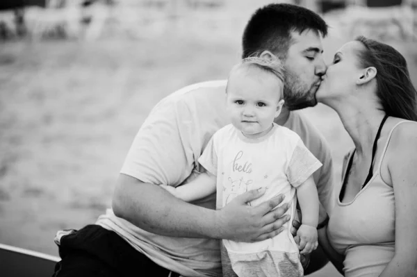 Vacances Été Parents Personnes Activité Plein Air Avec Les Enfants — Photo