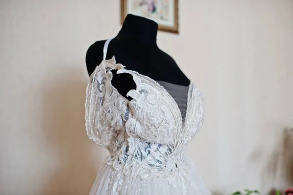 Wedding Dress Mannequin Bride Day — Foto Stock