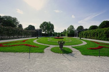 Avusturya, Viyana 'daki ünlü Schonbrunn Sarayı Bahçesi.