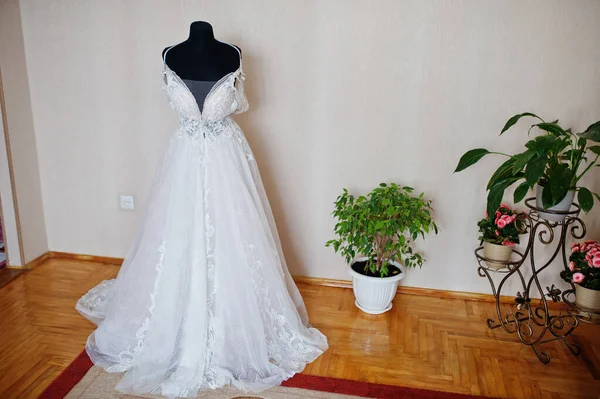 Wedding Dress Mannequin Bride Day — Stock Fotó