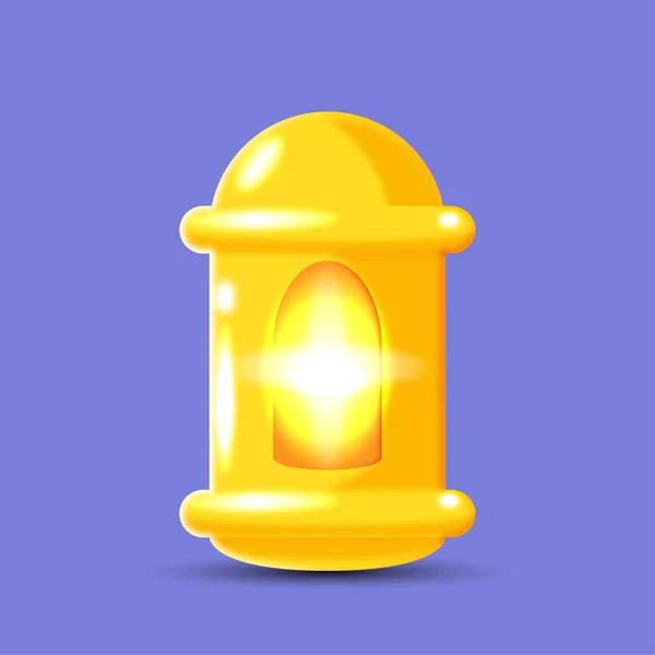 3D gerçekçi fener İslami nesne