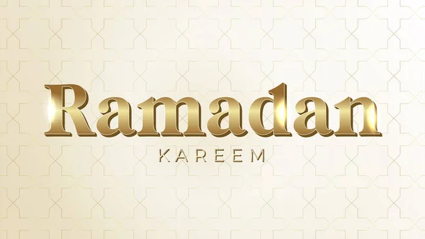Ramazan altın lüks stili metin efekti