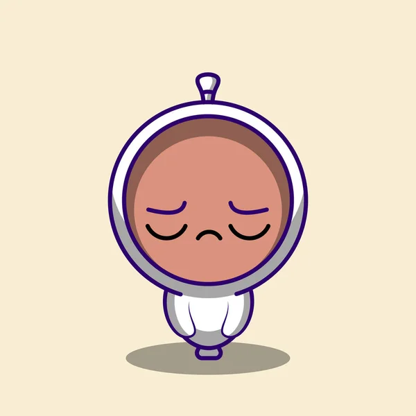 Pocong adında sevimli bir hayaletin tasviri