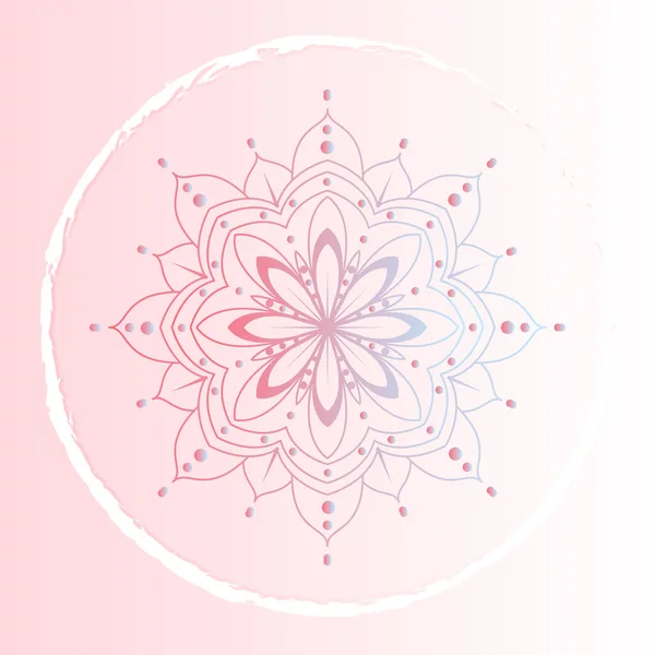 Renkli mandala ile zarif bir arkaplan