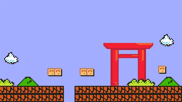 piksel sanatsal oyun arkaplanı