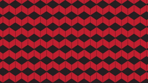 Block Shape Black Red Background — Stockfoto