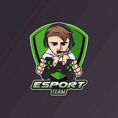 esport oyun simgesi, takımlar için logo