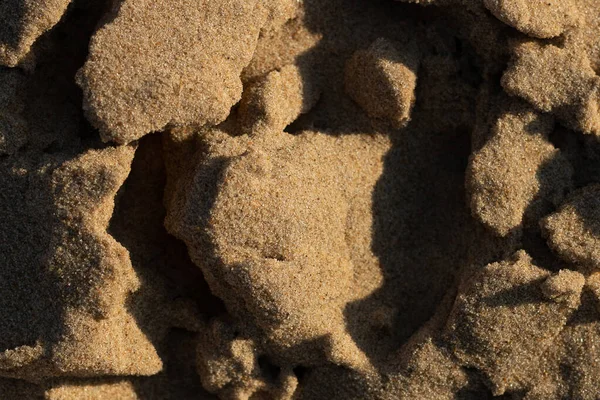 Stapel Von Meeressand Als Wären Kleine Berge — Stockfoto