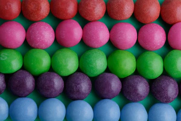 Talloze Snoepjes Ronde Verschillende Kleuren Wallpaper Voor Fijnproevers Liefhebbers Van — Stockfoto