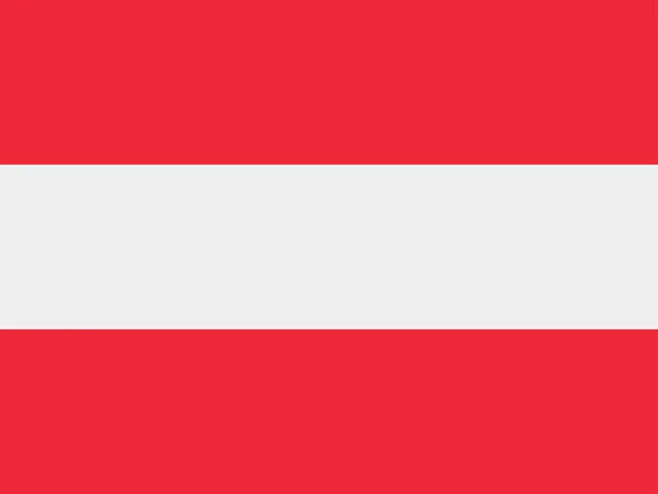 Государственный Флаг Австрии Векторная Иллюстрация Государственного Флага Австрии — стоковый вектор
