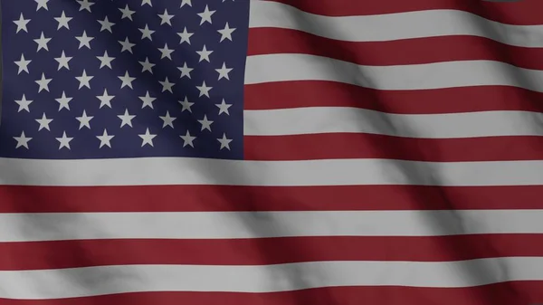 Nationalflagge Der Vereinigten Staaten Von Amerika Flagge Der Usa — Stockfoto